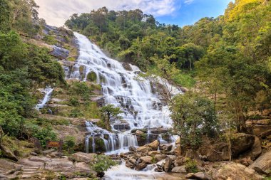 Mae seni şelale, doi Inthanon Milli Parkı, chiang mai, Tayland