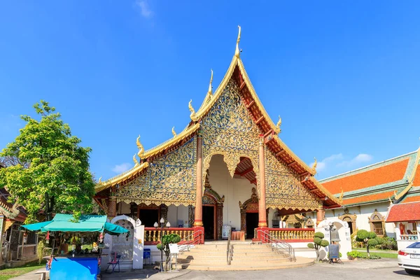 Chiang Mai Thailand November 2018 Ordinantion Hall Main Chapel Wat — Stock Photo, Image