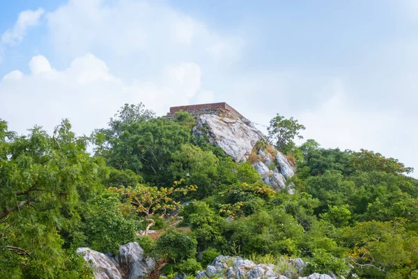 Gandhakuti Buddha Hut Griddhakuta Hill Peak Rajgir Bihar India — Stock Photo, Image