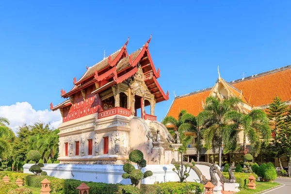 Trai Tripitaka Library Wat Phra Singh Woramahawihan Chiang Mai North — Stock Photo, Image