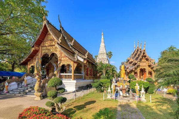 WAT Chedi Liam (Ku Kham) veya kare Pagoda içinde Antik şehir Wiang Kum Kam, Chiang Mai, Tayland tapınak