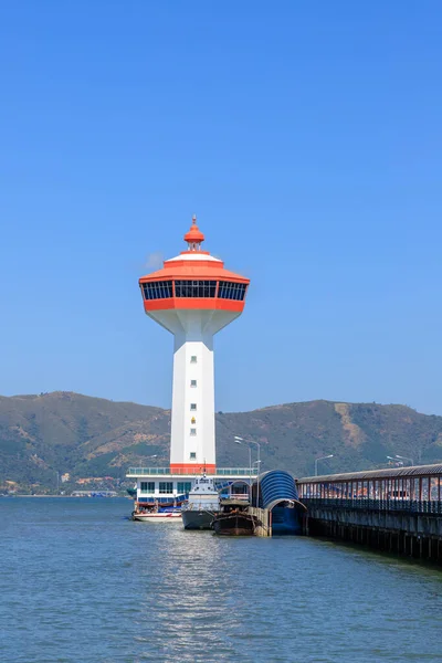 Ranong Tailandia Febrero 2019 Faro Mar Andamán Aduana Oficina Inmigración — Foto de Stock