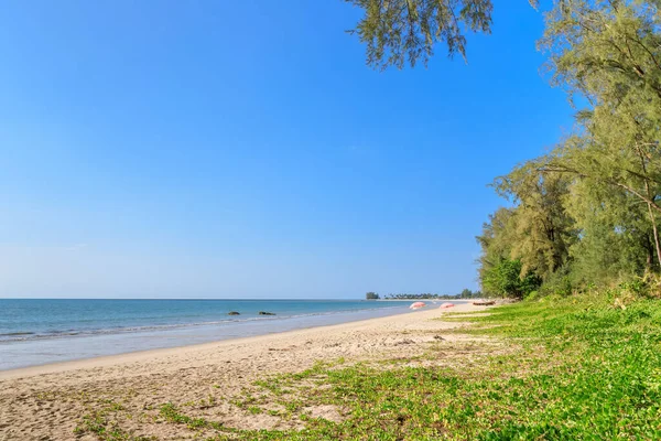 Clear Blue Sea Bang Sak Beach Khao Lak Phang Nga — Stock Photo, Image