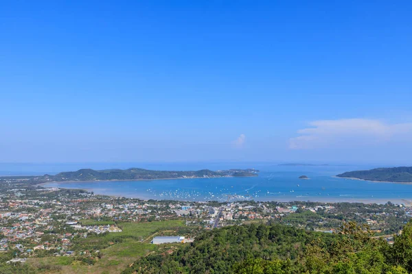 Phuket Aerea Vista Panoramica Cielo Blu Giornata Sole — Foto Stock