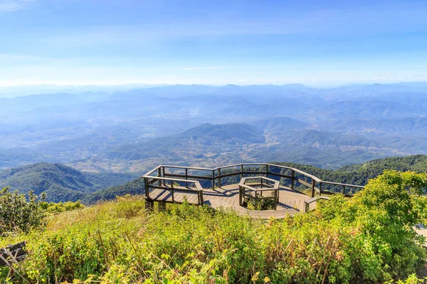 Aussichtsplattform Kew Mae Pan Naturlehrpfad Doi Inthanon Nationalpark Chiang Mai — Stockfoto