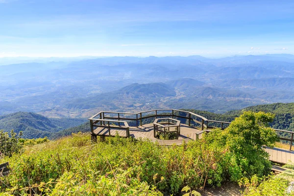 Aussichtsplattform Kew Mae Pan Naturlehrpfad Doi Inthanon Nationalpark Chiang Mai — Stockfoto