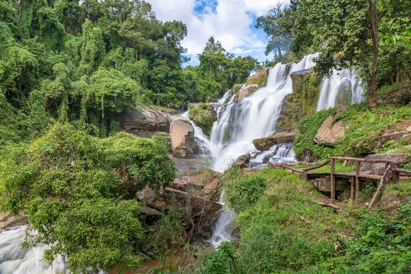 Cascada Mae Klang Parque Nacional Doi Inthanon Chiang Mai Tailandia —  Fotos de Stock