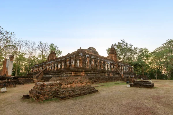 Wat Chang Rob Temple Kamphaeng Phet Historical Park Unesco World — ストック写真