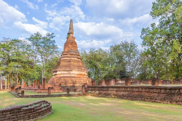 Wat Phra Templom Kamphaeng Phet Történelmi Park Unesco Világörökség Része — Stock Fotó