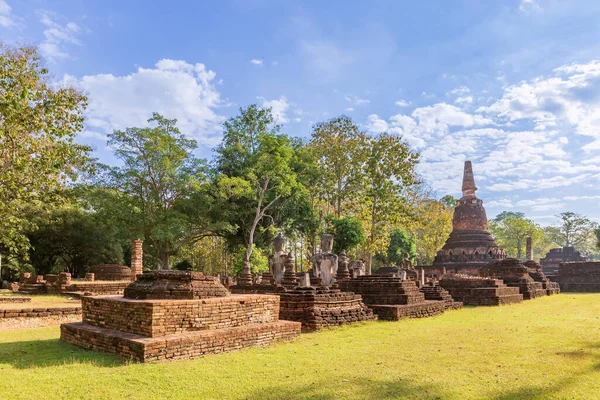 Wat Phra Kaeo Templom Kamphaeng Phet Történelmi Park Unesco Világörökség — Stock Fotó