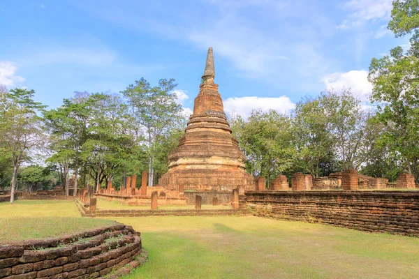 Wat Phra Aquele Templo Kamphaeng Phet Parque Histórico Património Mundial — Fotografia de Stock