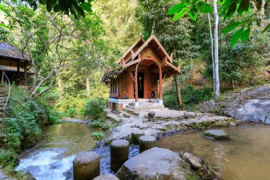 Mae Kampong köyündeki Wat Khantha Phueksa tapınağında, Chiang Mai, Tayland