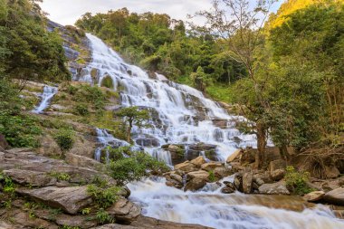 Mae seni şelale, doi Inthanon Milli Parkı, chiang mai, Tayland