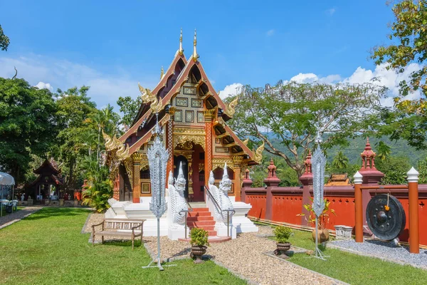 Chaing Mai Tailândia Novembro 2018 Capela Estilo Lanna Templo Wat — Fotografia de Stock