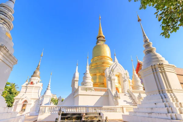 Pagodas Wat Suan Dok Temple Chiang Mai North Thailand — Stock Photo, Image