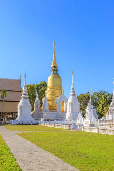 Pagodák Wat Suan Dok Templomban Chiang Mai Ban Thaiföld Északi — Stock Fotó