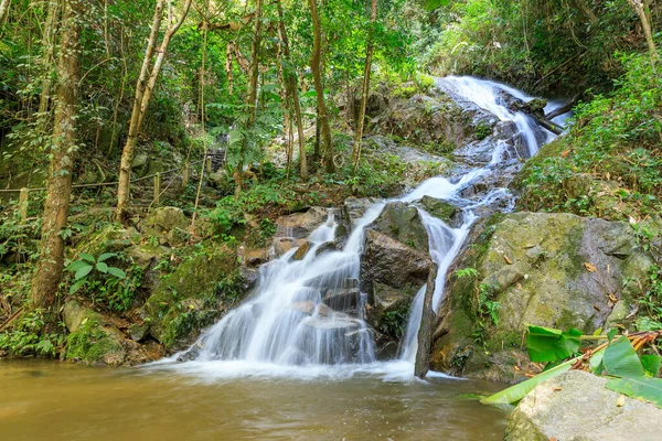 Kampong Vodopád Mae Chiang Mai Sever Thajska — Stock fotografie