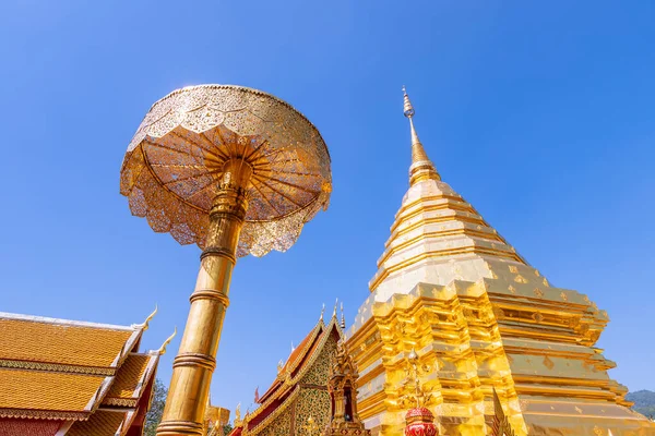 Wat Phra Doi Suthep Famous Temple Chiang Mai North Thailand — Stock Photo, Image