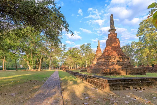 Wat Phra Templom Kamphaeng Phet Történelmi Park Unesco Világörökség Része — Stock Fotó