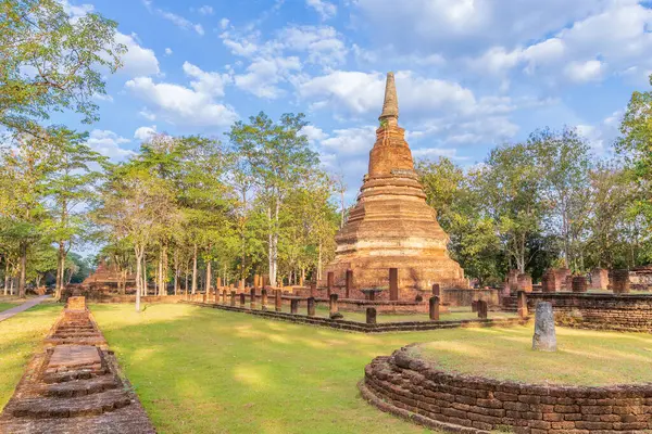 Wat Phra Aquele Templo Kamphaeng Phet Parque Histórico Património Mundial — Fotografia de Stock