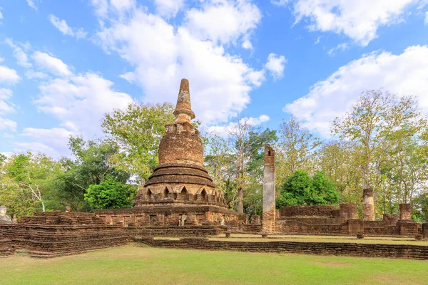 Wat Phra Kaeo Templo Kamphaeng Phet Parque Histórico Património Mundial — Fotografia de Stock