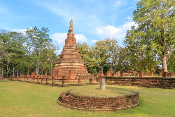 Wat Phra Templom Kamphaeng Phet Történelmi Park Unesco Világörökség Része — Stock Fotó