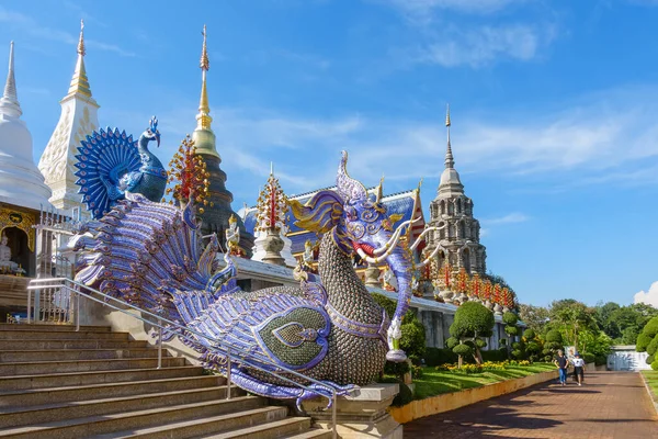 Chiang Mai Таїланд Листопада 2018 Wat Den Salee Sri Muang — стокове фото