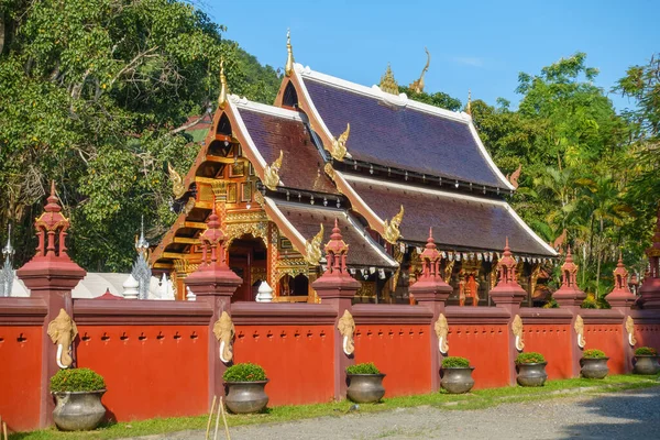 Chaing Mai Thailand November 2018 Lanna Style Chapel Wat Ban — Stock Photo, Image