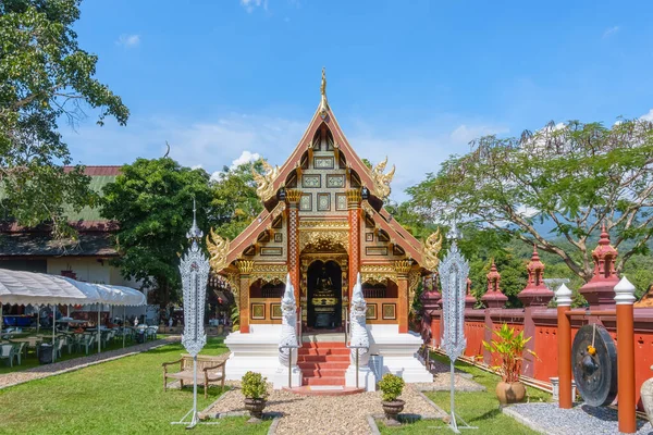 Chiang Mai Thailand November 2018 Lanna Style Chapel Wat Ban — Stock Photo, Image