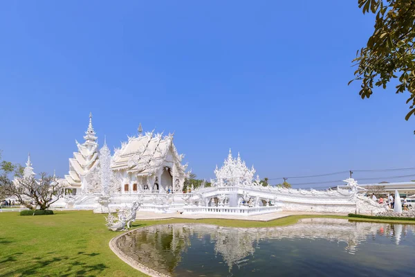 치앙라이 2018 Wat Rong Khun White Temple 세계적으로 목적지 Master — 스톡 사진