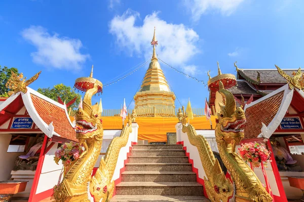 Chiang Mai Thailand November 2018 Buddha Relic Pagoda Wat Phra — Stock Photo, Image