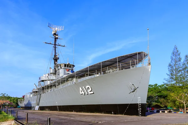 Rayong Tailândia Dezembro 2017 Rtms Prasae Warship Memorial Museum Pak — Fotografia de Stock