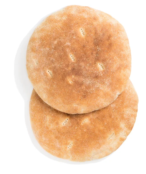 Pita di pane orientale, vista sopra . — Foto Stock