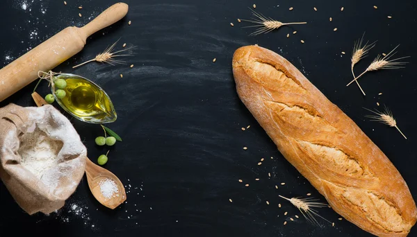 Los ingredientes distintos tradicionales para la preparación de la cocción br —  Fotos de Stock