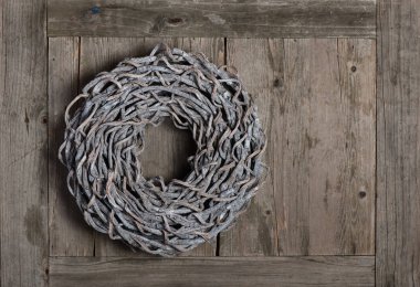 Rustik dekoratif çelenk