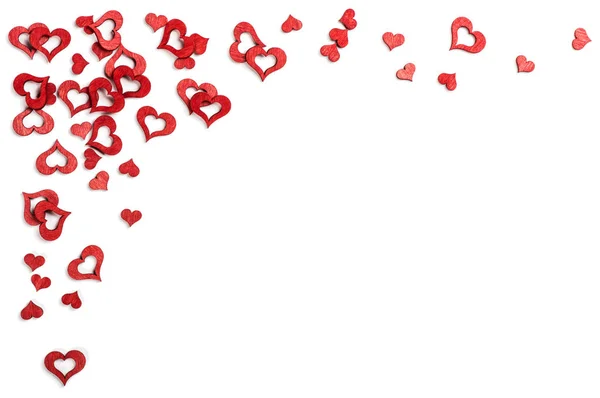 Background with small red hearts. — Stock Photo, Image