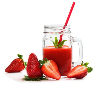 Çilek güler yüzlü Detoks.