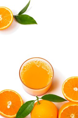 Taze portakal suyu.
