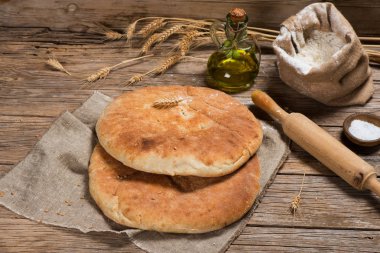  Asya ekmek ve malzemeler