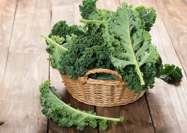 Kale leaves, close up. — Stock Photo, Image