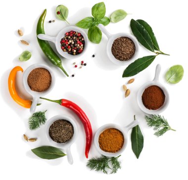 Pişirme malzemeleri - otlar ve baharatlar.