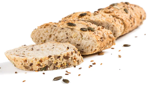 Multigrain kenyér, közelről. — Stock Fotó