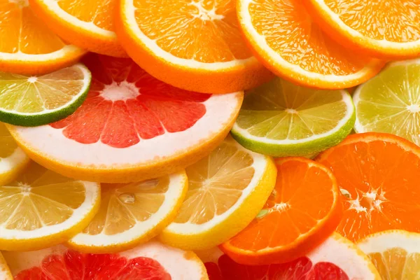 Fresh sliced citrus. — Stock Photo, Image