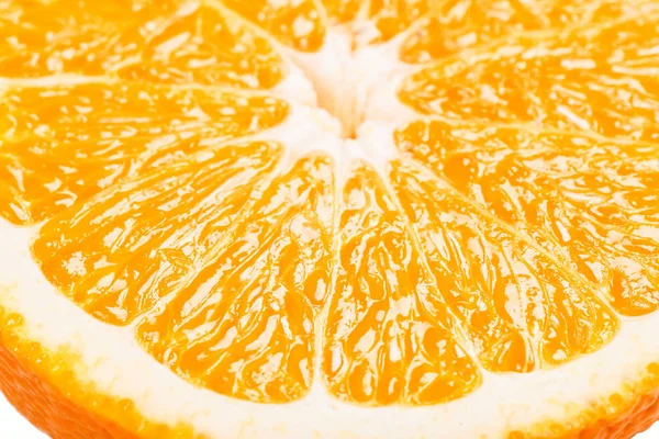 Half of orange fruit. Stock Photo