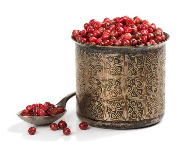 Pink dried peppercorn. — Stock Photo, Image