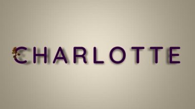 Adım Charlotte. Charlotte adında bir kadın kelebek uçarken kayboluyor. En düşük grafikler. 4k