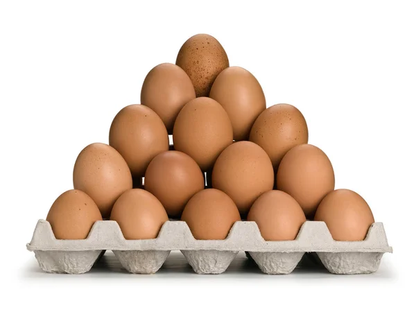 Kahverengi yumurta piramit