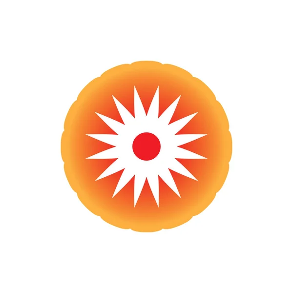 Вектор дизайну піктограм логотипу Сонця — стоковий вектор