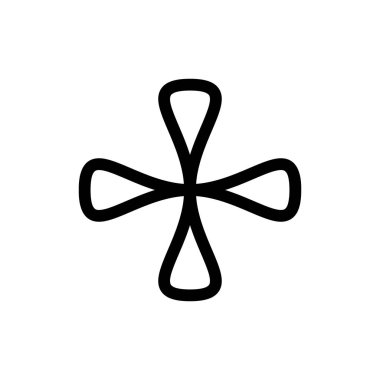 Abstrac Çiçek logo tasarım vektörü