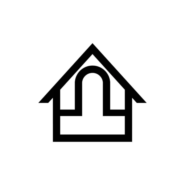 Вектор Дизайна Логотипа Дома — стоковый вектор